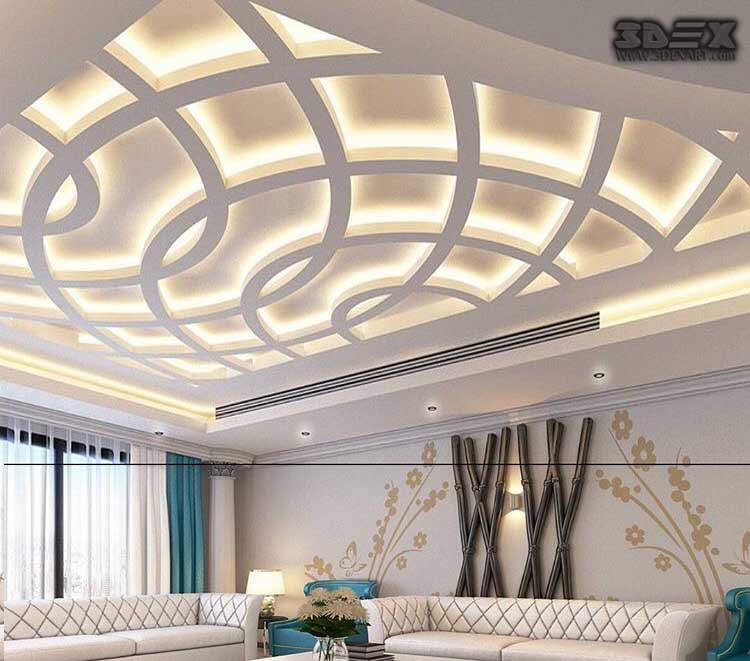 Latest False Ceiling Designs For Hall Modern Pop Design - Latest Ceiling Design 2019 , HD Wallpaper & Backgrounds