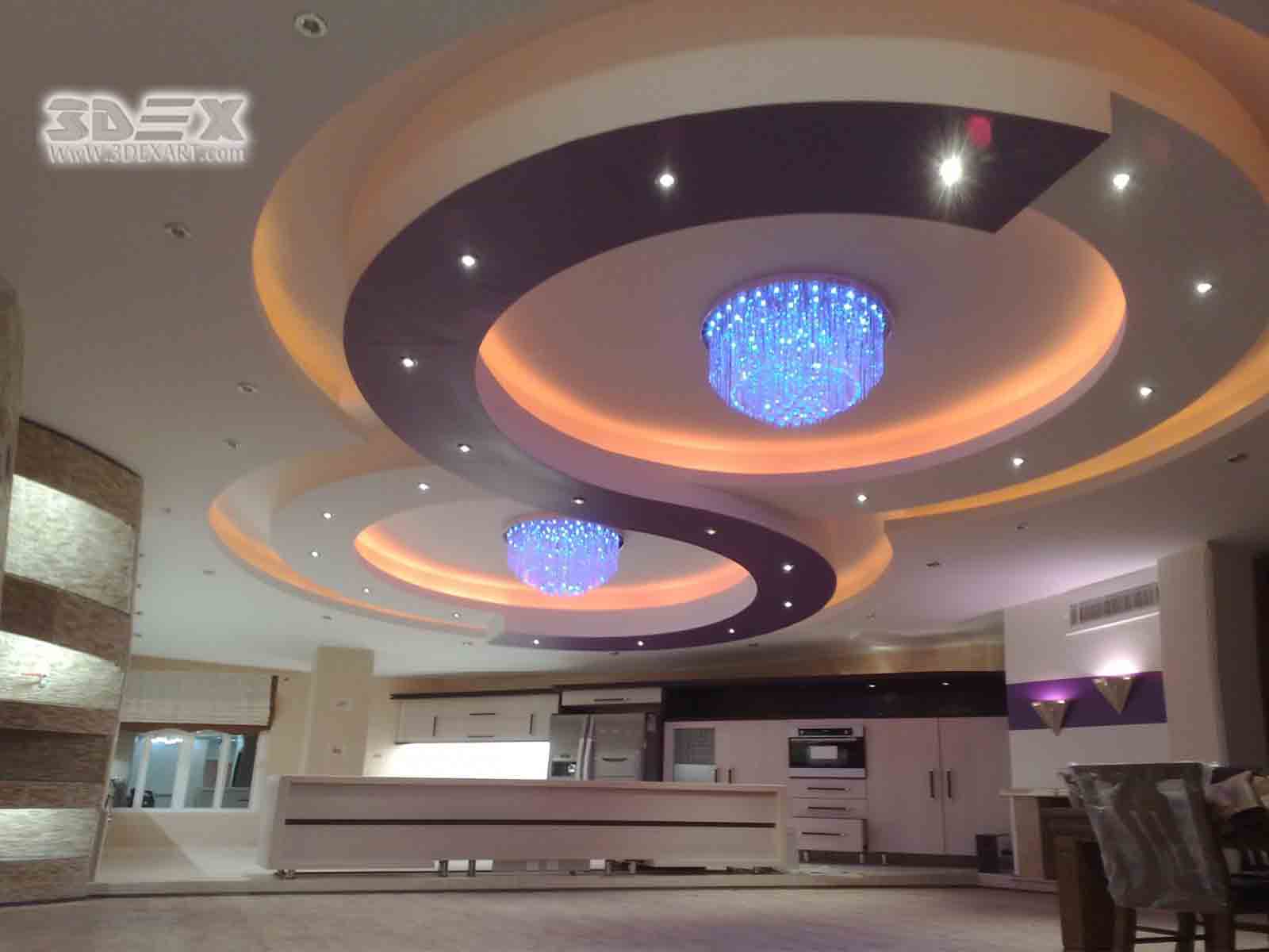 Latest False Ceiling Designs For Hall Modern Pop Design - Pop Latest Design For Hall 2018 , HD Wallpaper & Backgrounds