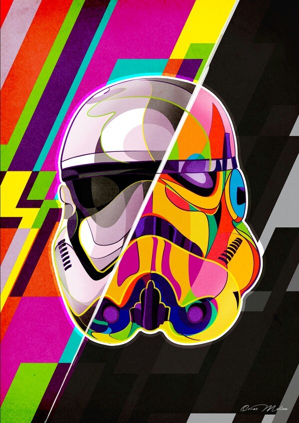 Pop Art Designs Trooper Styles Wallpaper Wp4007964 - Pop Art Star Wars , HD Wallpaper & Backgrounds