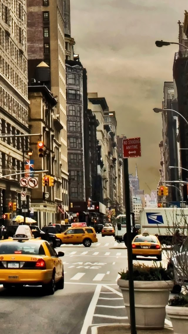 Manhattan Iphone Wallpaper - New York , HD Wallpaper & Backgrounds