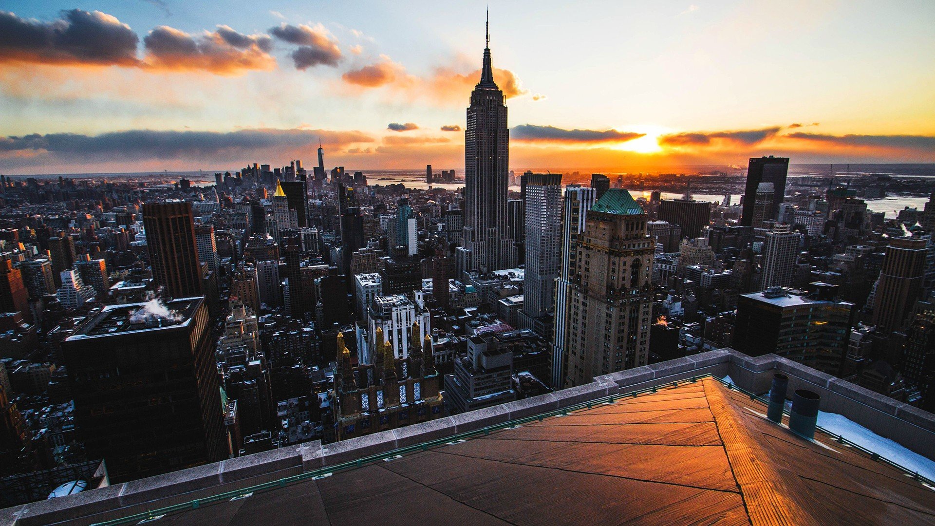 New York Rooftop View , HD Wallpaper & Backgrounds
