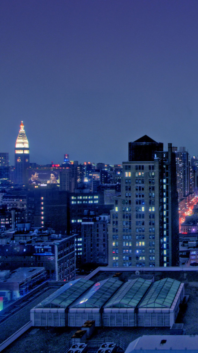 Manhattan New York City Iphone Se Wallpaper - Night Home City , HD Wallpaper & Backgrounds