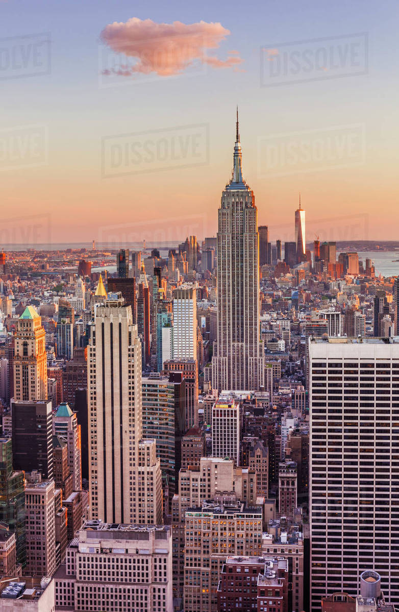 Simple Manhattan Skyline, New York Skyline, Empire - New York City , HD Wallpaper & Backgrounds