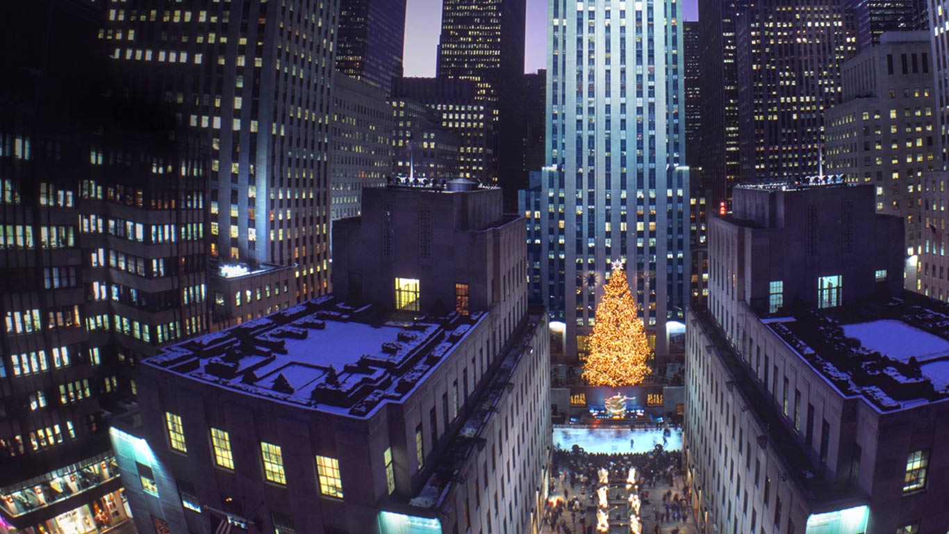 Christmas New York City Wallpaper Hd , HD Wallpaper & Backgrounds