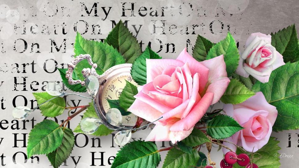 Heart Of My Heart Wallpaper - خلفيات جميلة للسي دي , HD Wallpaper & Backgrounds