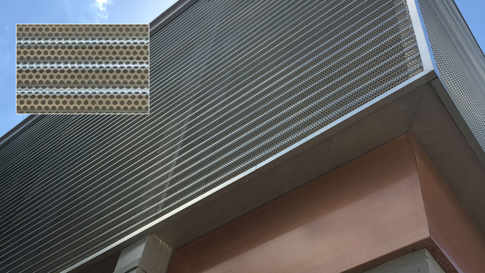 Corrugated Aluminum, Corporate, Exteriors, Moz Designer - Corrugated Metal Sheet , HD Wallpaper & Backgrounds