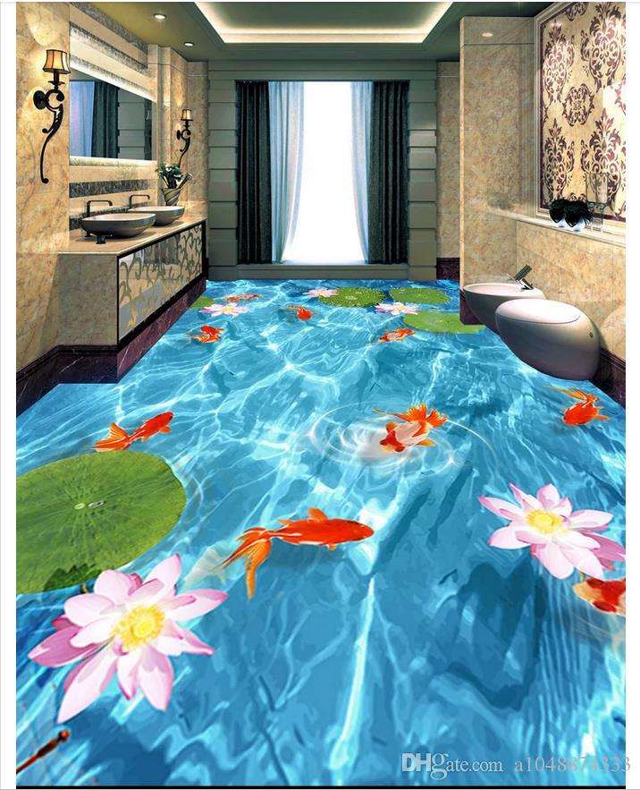 Self Adhesive 3d Wallpaper Customized 3d Floor Painting - 3d Floor Decoration , HD Wallpaper & Backgrounds