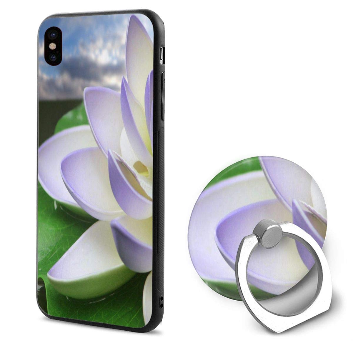 Phone X Case Lotus Flower Wallpapers Ring Cell Phone - マシュメロ おしゃれ , HD Wallpaper & Backgrounds