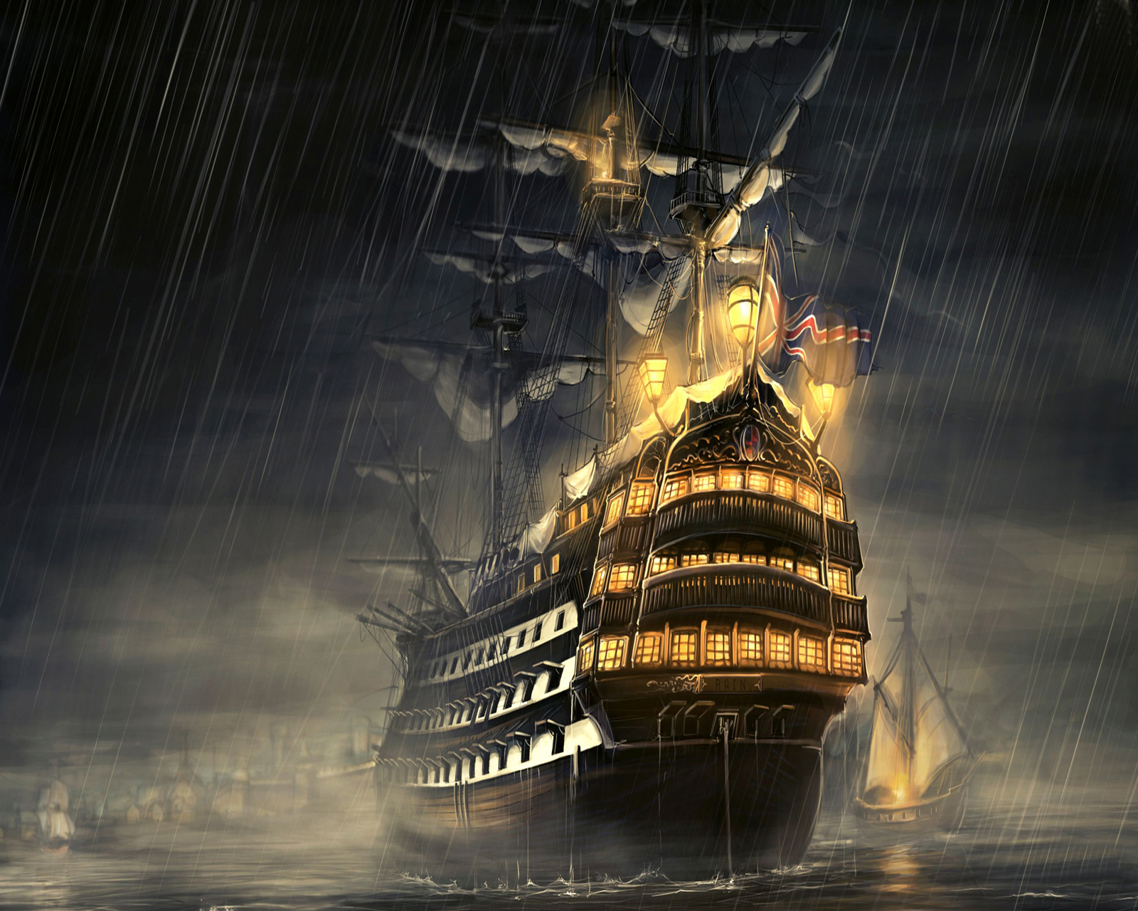 Ghost Pirate Ship Wallpapers Hd Resolution , HD Wallpaper & Backgrounds