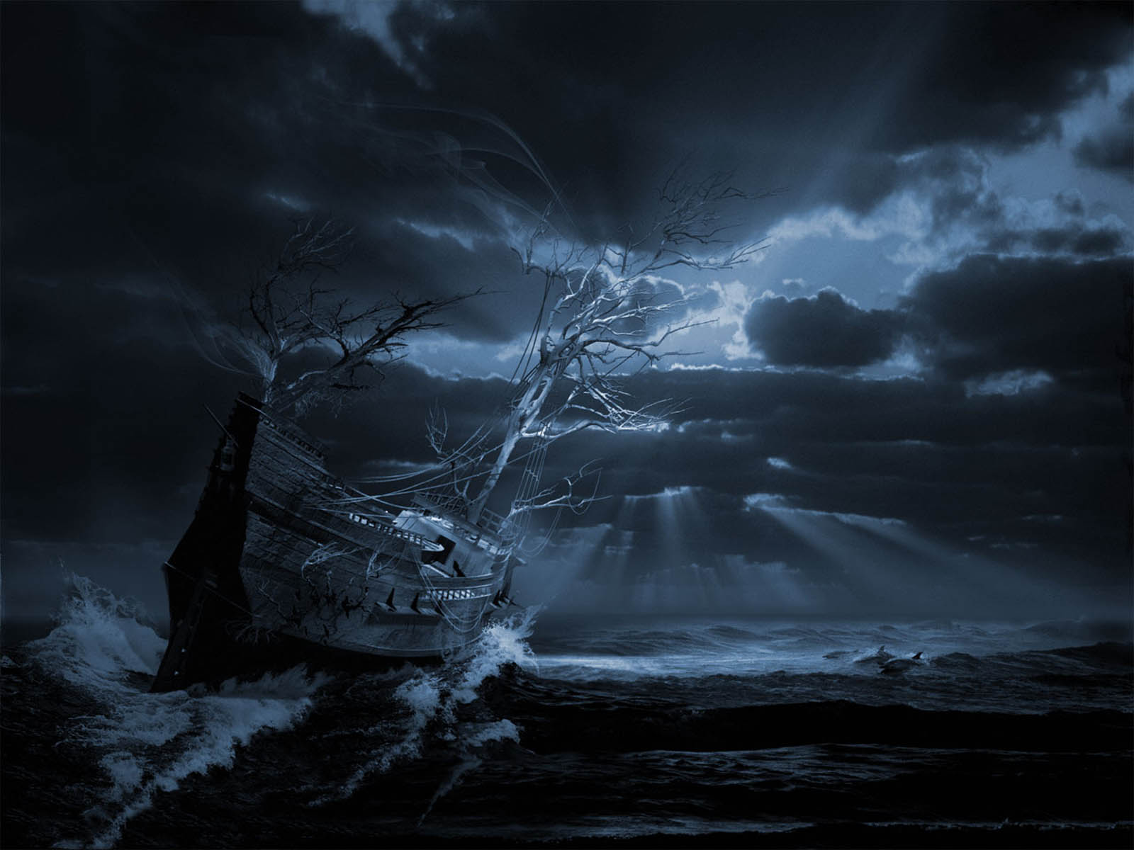 Ghost Ship - Ghost Ship Art , HD Wallpaper & Backgrounds