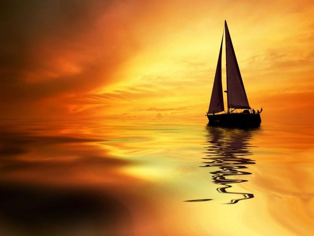 Reklamlar - Sailing Into The Sunset , HD Wallpaper & Backgrounds