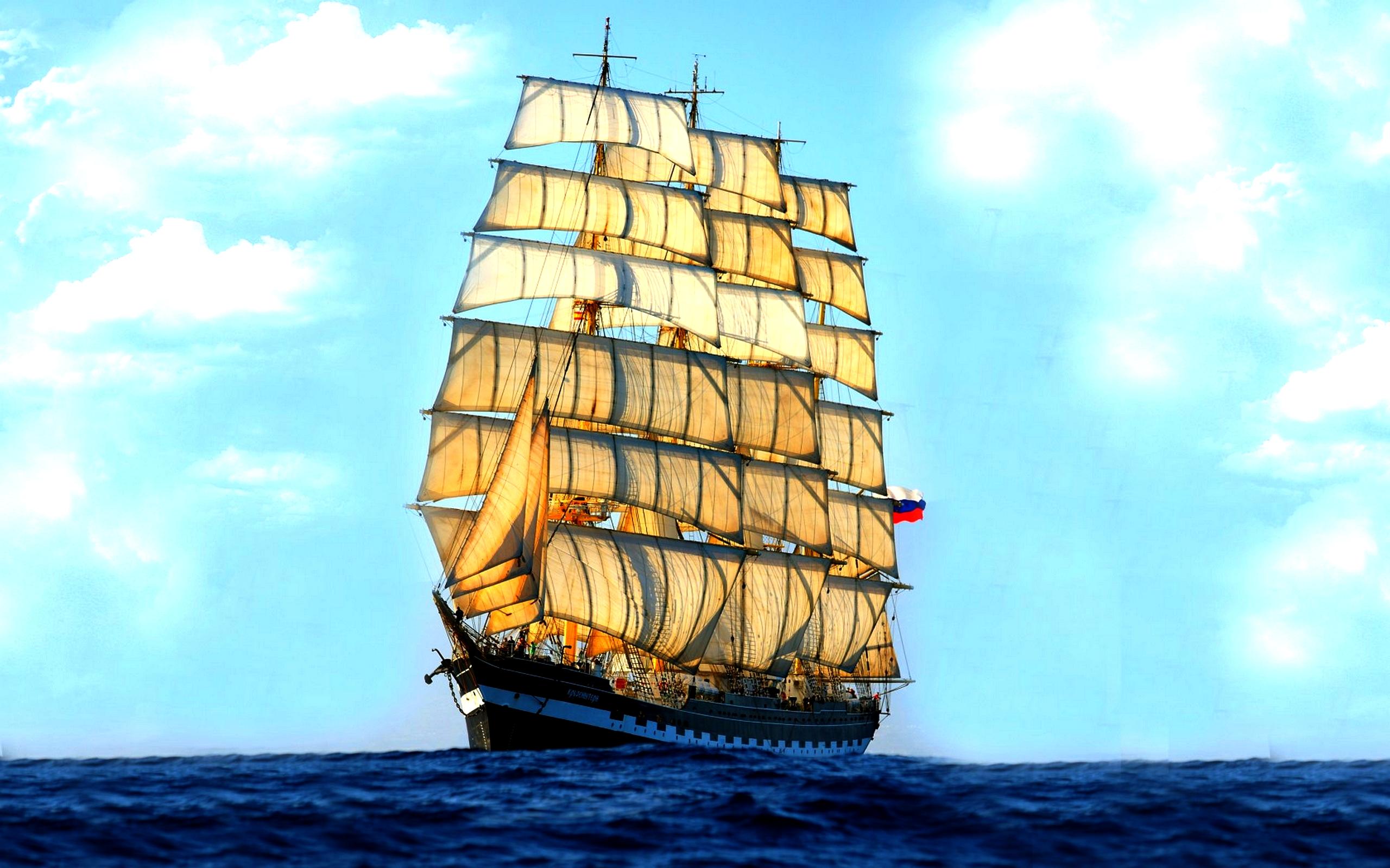Ship Wallpaper - Ship Sailing Hd , HD Wallpaper & Backgrounds