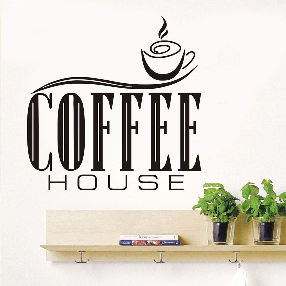Coffee House Quotes Wall Sticker Diy Removable Cute - Dog Grooming Wall Stickers , HD Wallpaper & Backgrounds