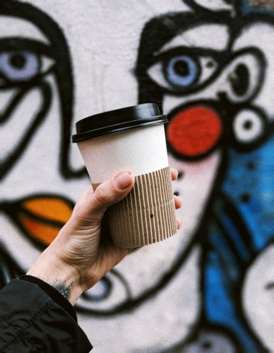 100 Coffee Cup Pictures Hd Download Free Images & Stock - Street Art , HD Wallpaper & Backgrounds