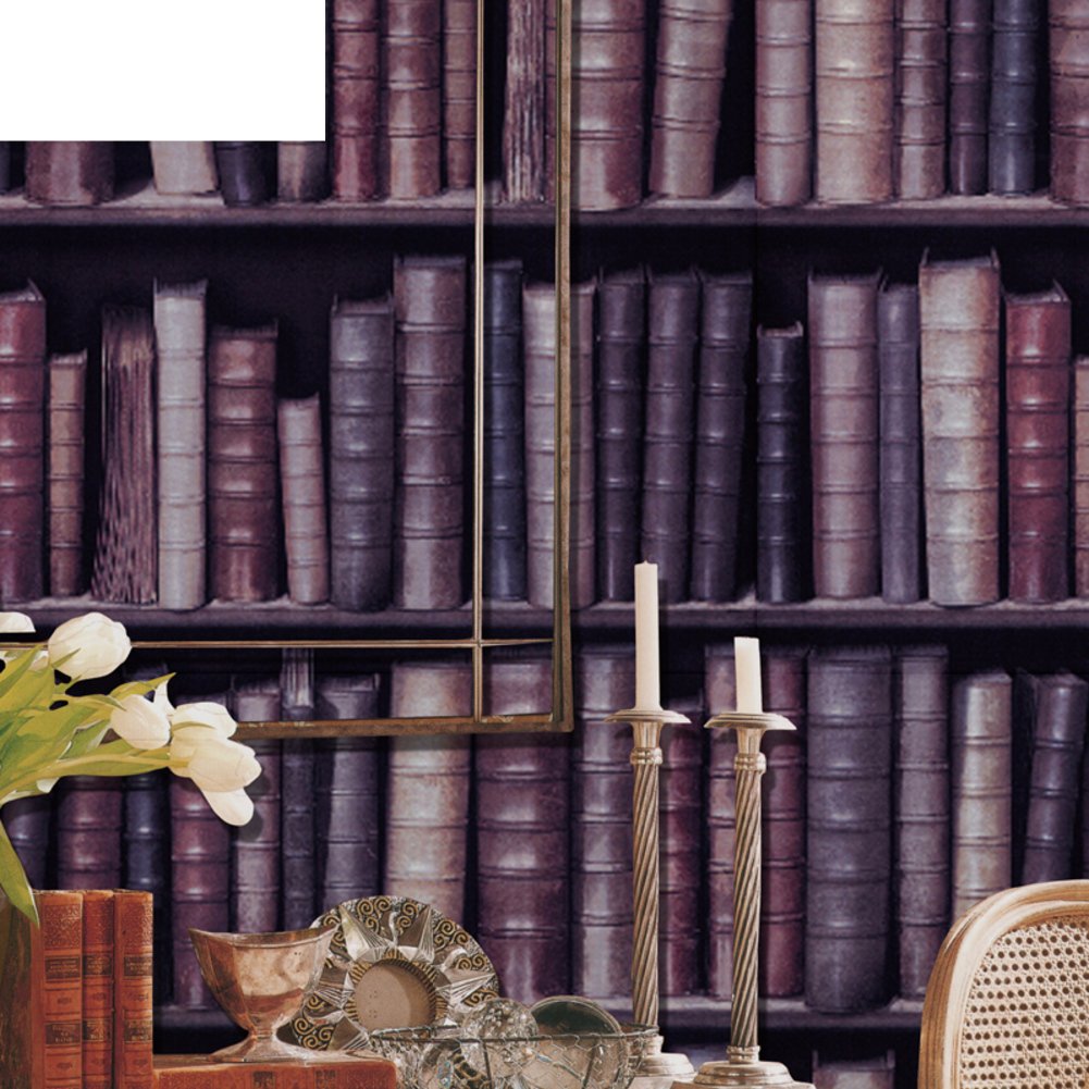 Dxg&fx Books Shelf Wallpaper 3d European Style Environmental - Bookcase , HD Wallpaper & Backgrounds