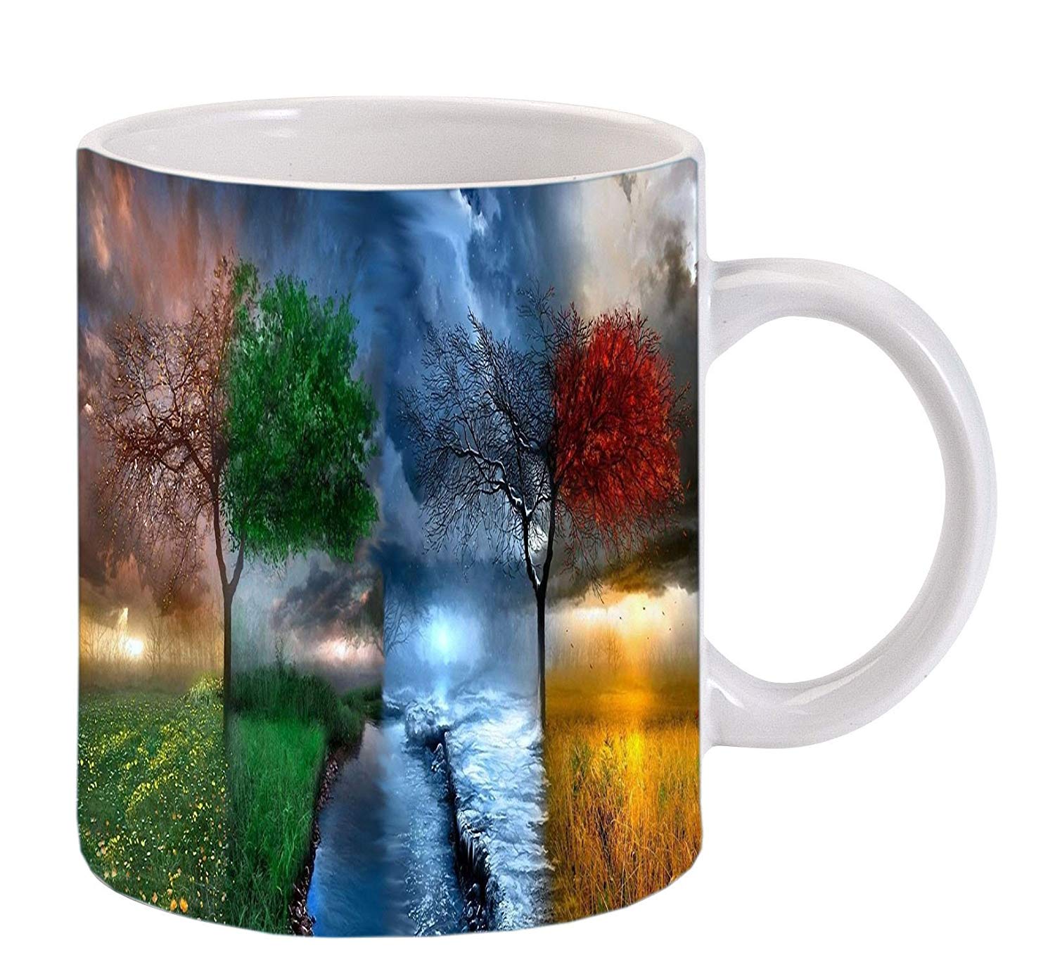 Buy Printed Ceramic Coffee Mug Wallpaper Online At - Mug , HD Wallpaper & Backgrounds