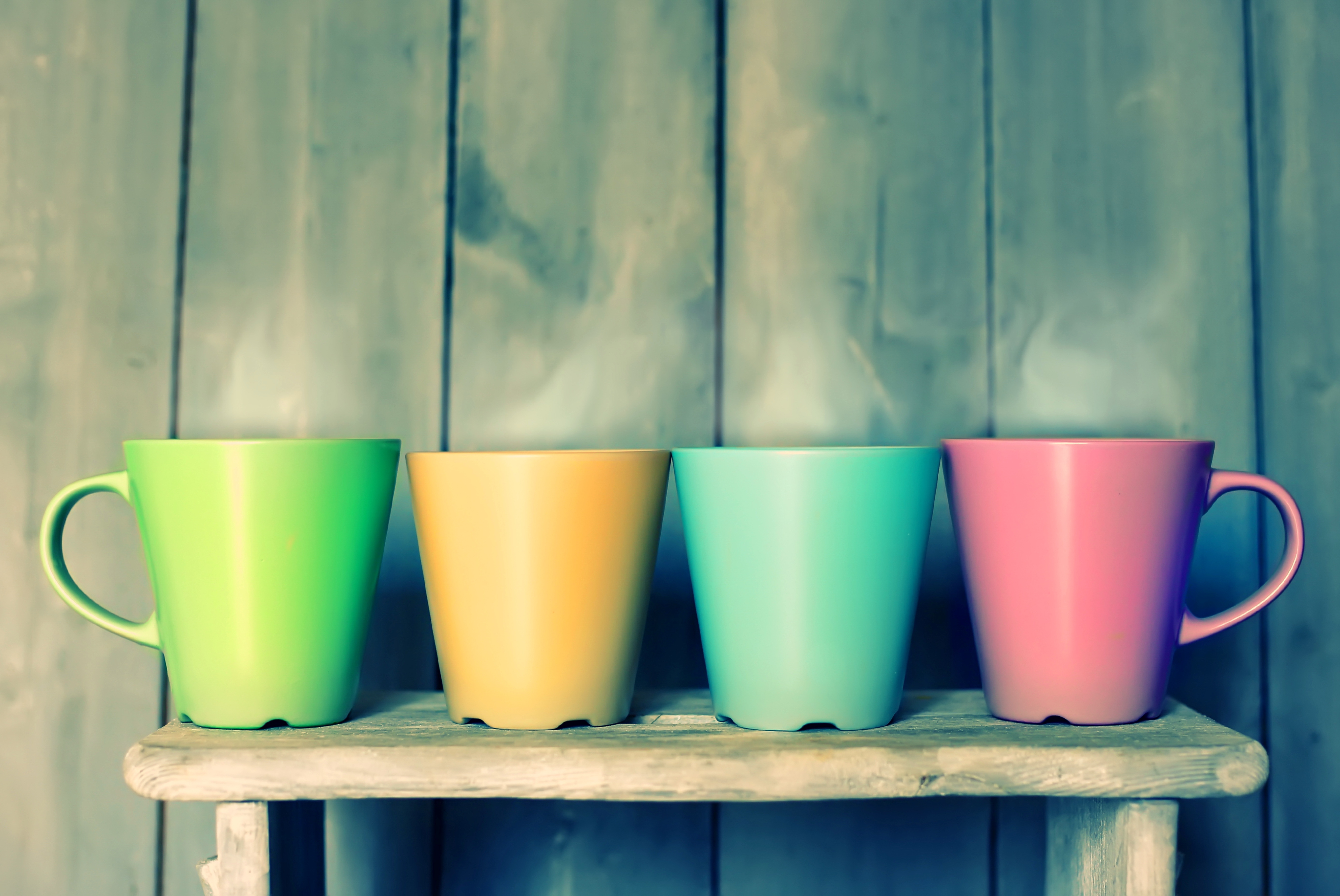 Cup - Wood Colorful , HD Wallpaper & Backgrounds