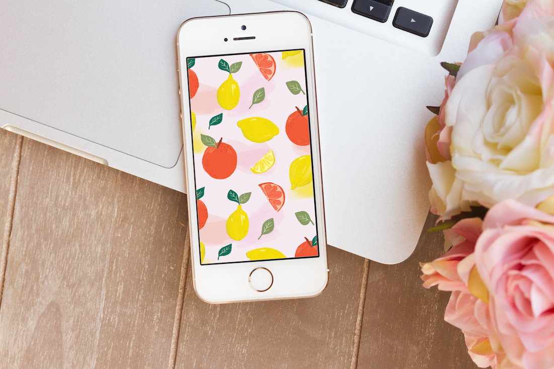 Citrus Fruit Wallpaper Freebie - Wallpaper , HD Wallpaper & Backgrounds