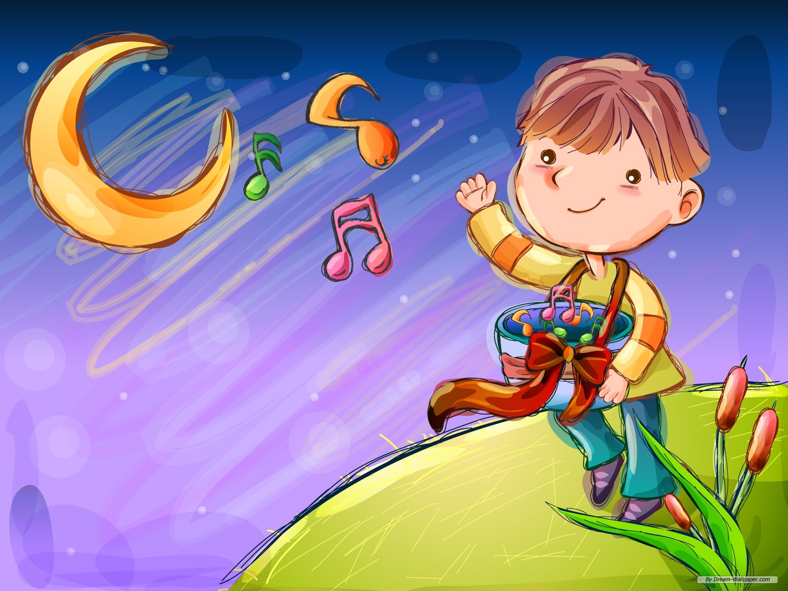 Free Cartoon Wallpaper - Educacion Con Amor Y Disciplina , HD Wallpaper & Backgrounds