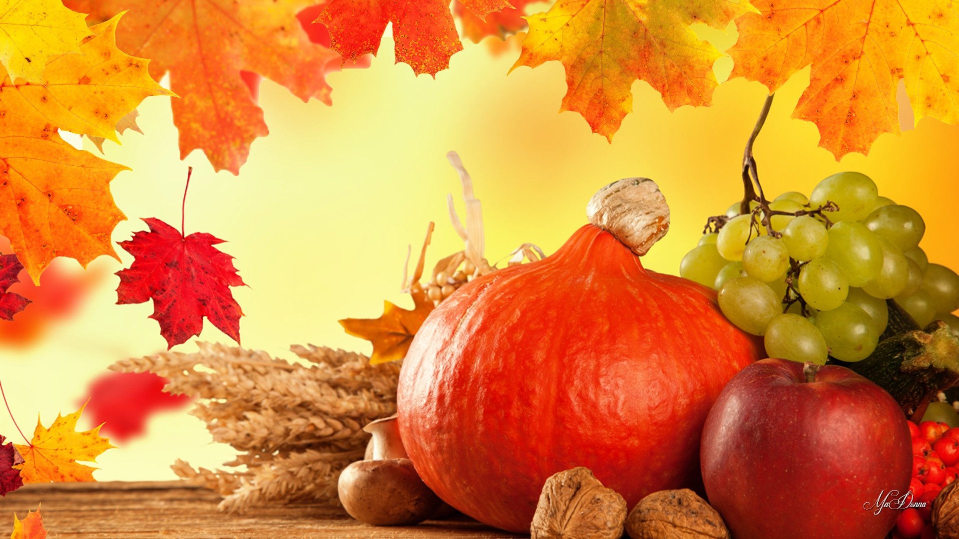 Fall Harvest Wallpaper High Quality - Sfondi Frutta E Verdura Autunno , HD Wallpaper & Backgrounds