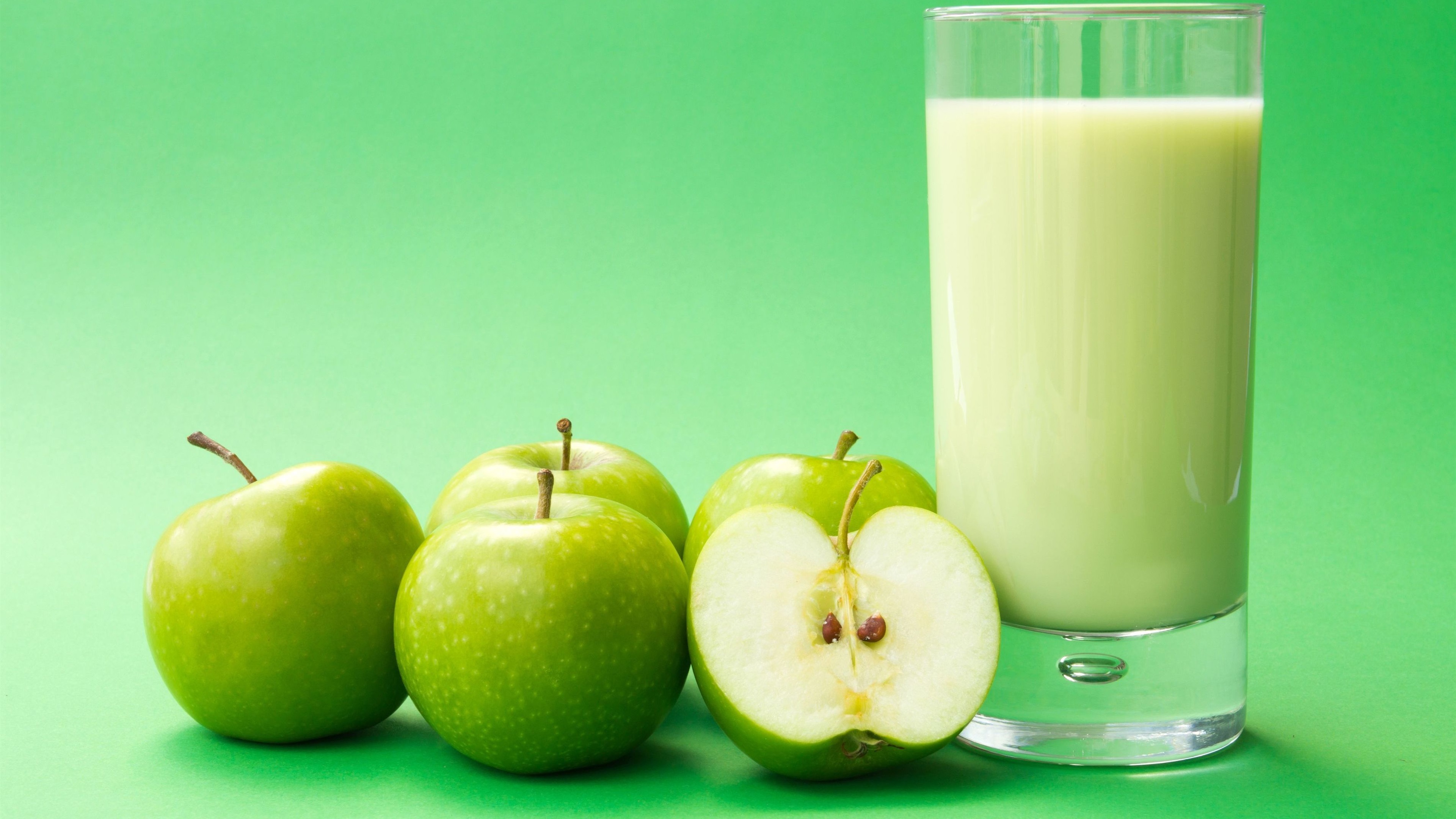 Green Apples, Fruit Drinks Wallpaper - Fresh Green Apple Juice , HD Wallpaper & Backgrounds