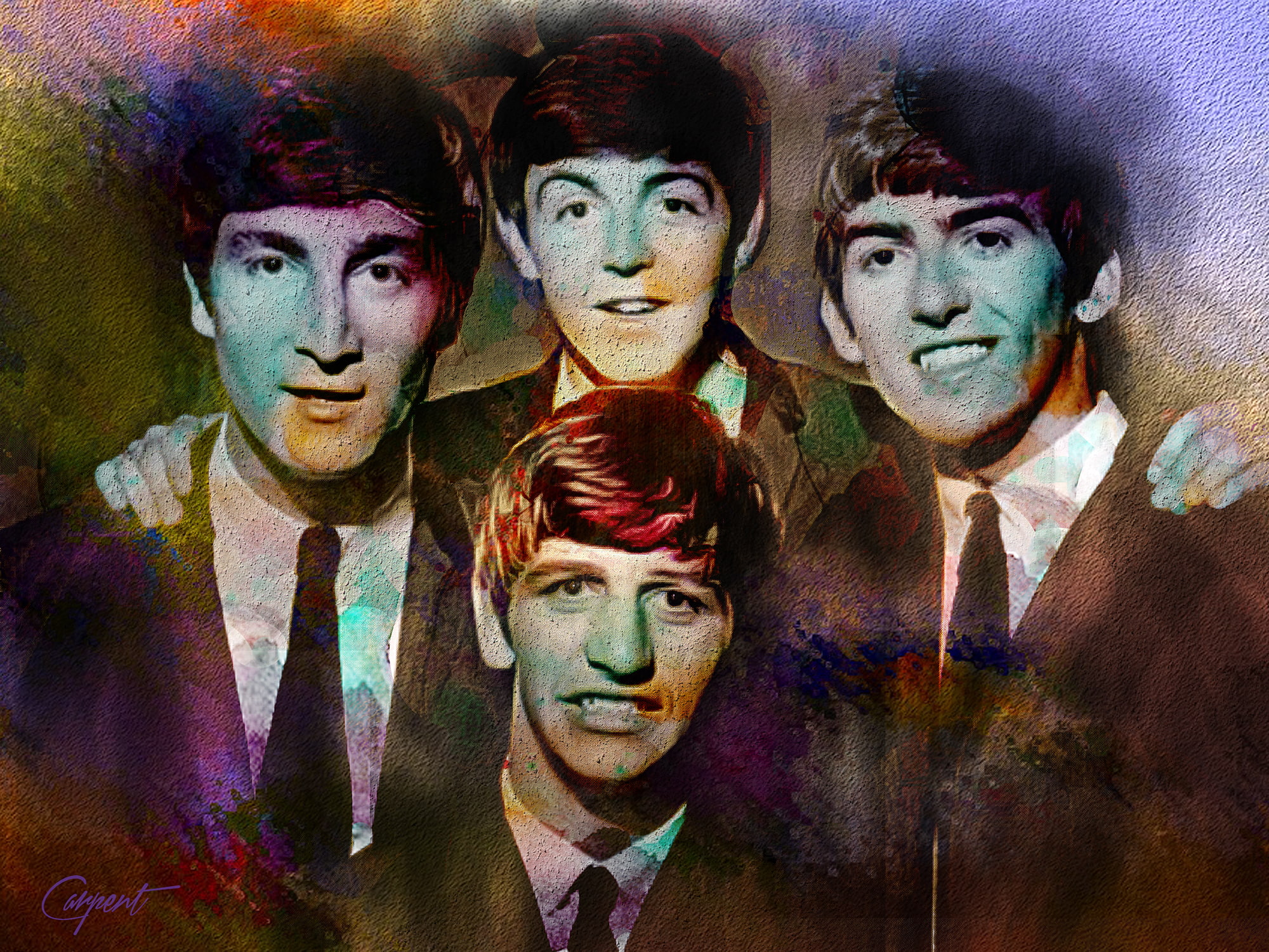 Music, The Beatles, George Harrison, John Lennon, Paul - Beatles Wallpaper For Laptop , HD Wallpaper & Backgrounds
