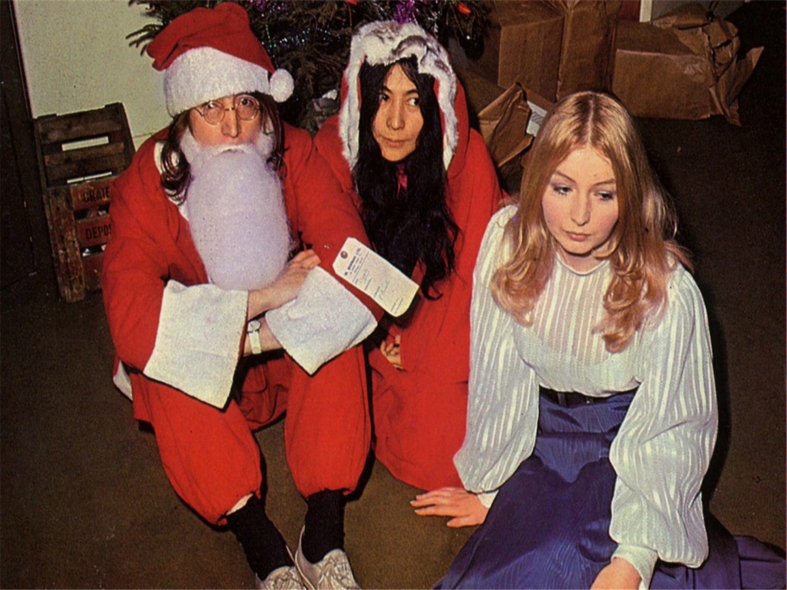 John Lennon Christmas , HD Wallpaper & Backgrounds