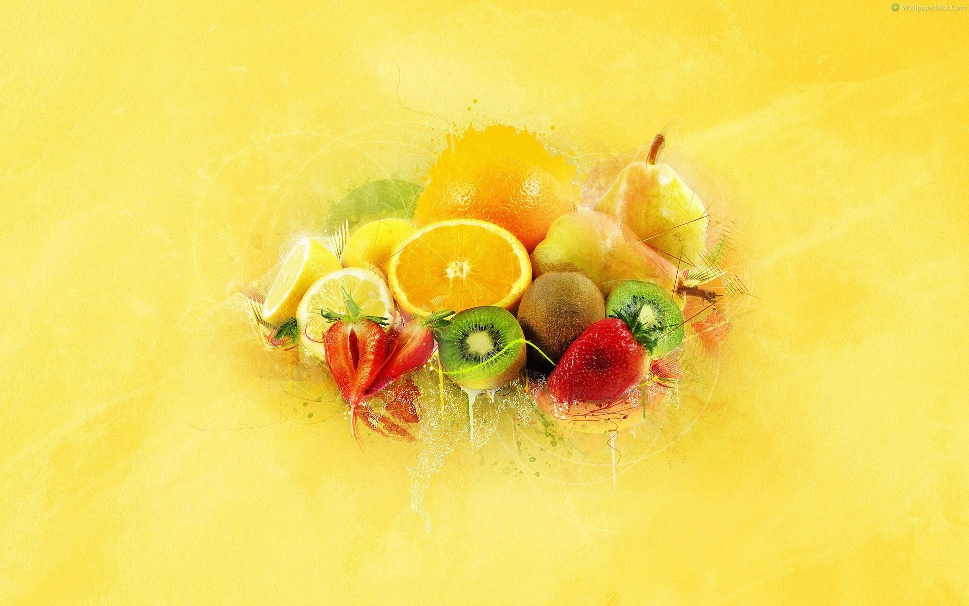 Best Fruit Wallpapers Dekstop - Fruits Background Images Hd , HD Wallpaper & Backgrounds