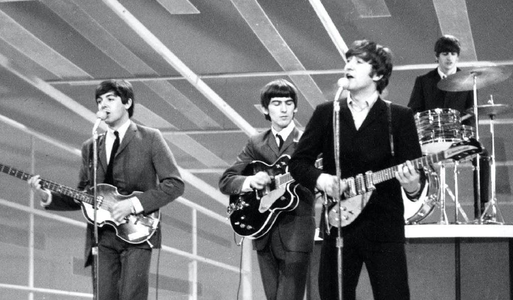 The Beatles Wallpaper The Wallpaper X Beatles Iphone - Beatles Ed Sullivan Show , HD Wallpaper & Backgrounds