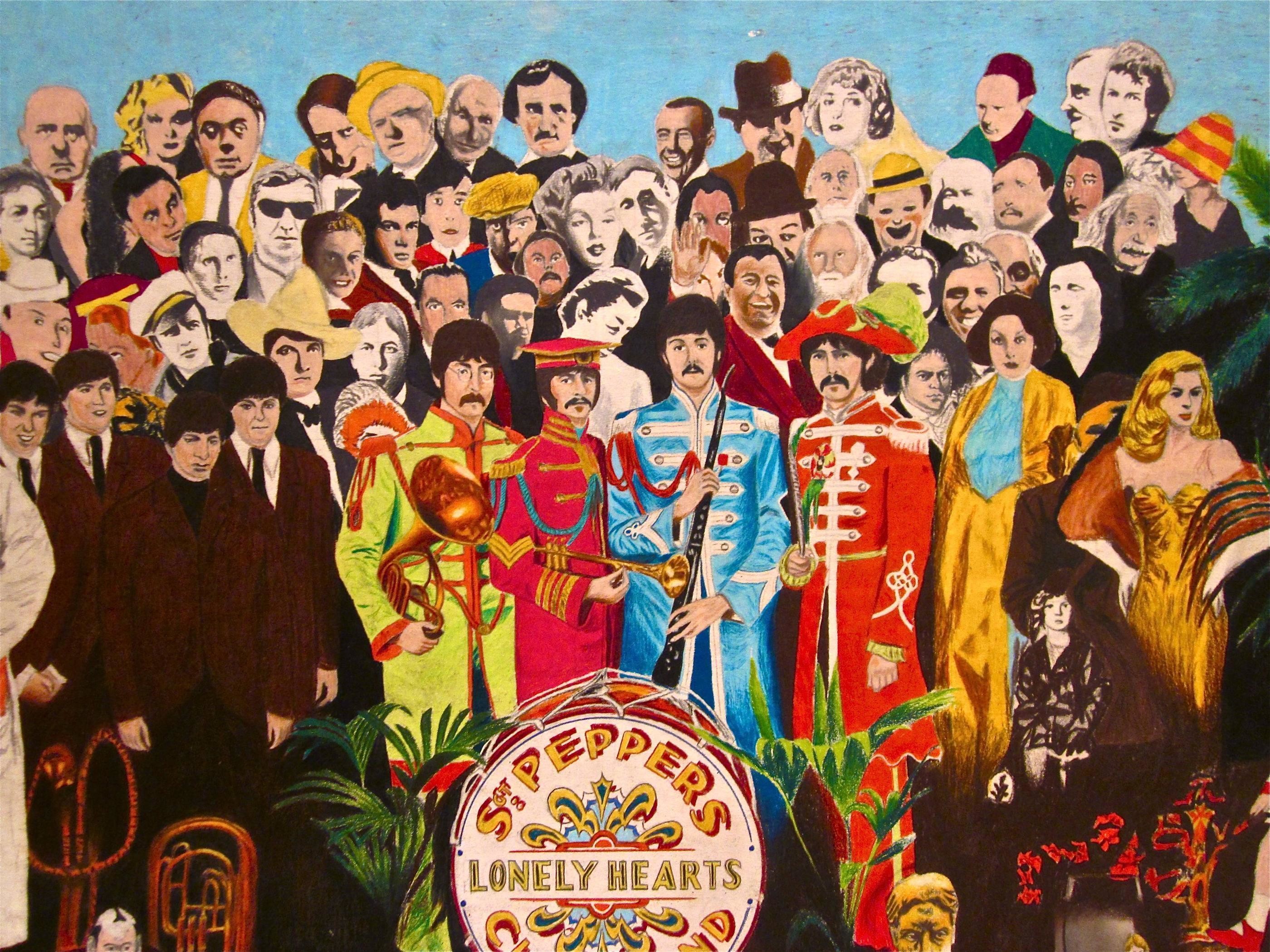 The Beatles Sgt Peppers Wallpapers - Beatles Sgt Pepper , HD Wallpaper & Backgrounds