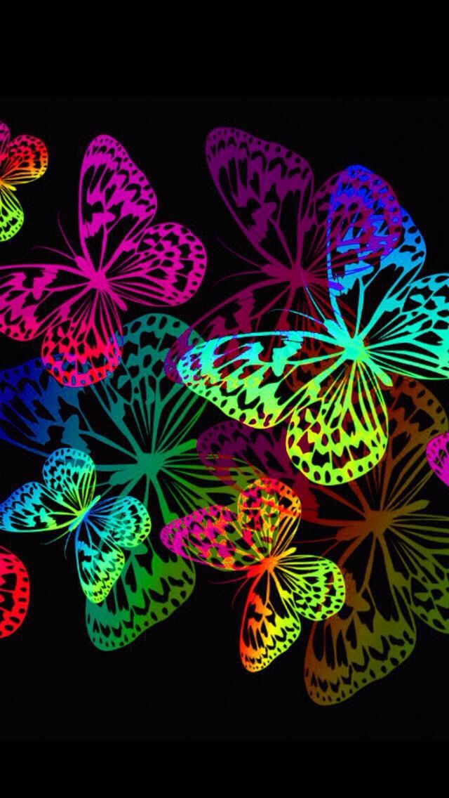 Black Light Butterflies Beautiful Butterflies, Cellphone - Butterfly Sfondi Cellulare Farfalle , HD Wallpaper & Backgrounds