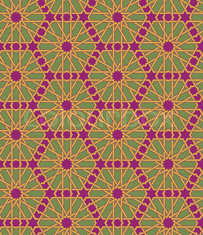 Stock Vector Of 'seamless Islamic Moroccan Pattern - Kaleidoscope , HD Wallpaper & Backgrounds
