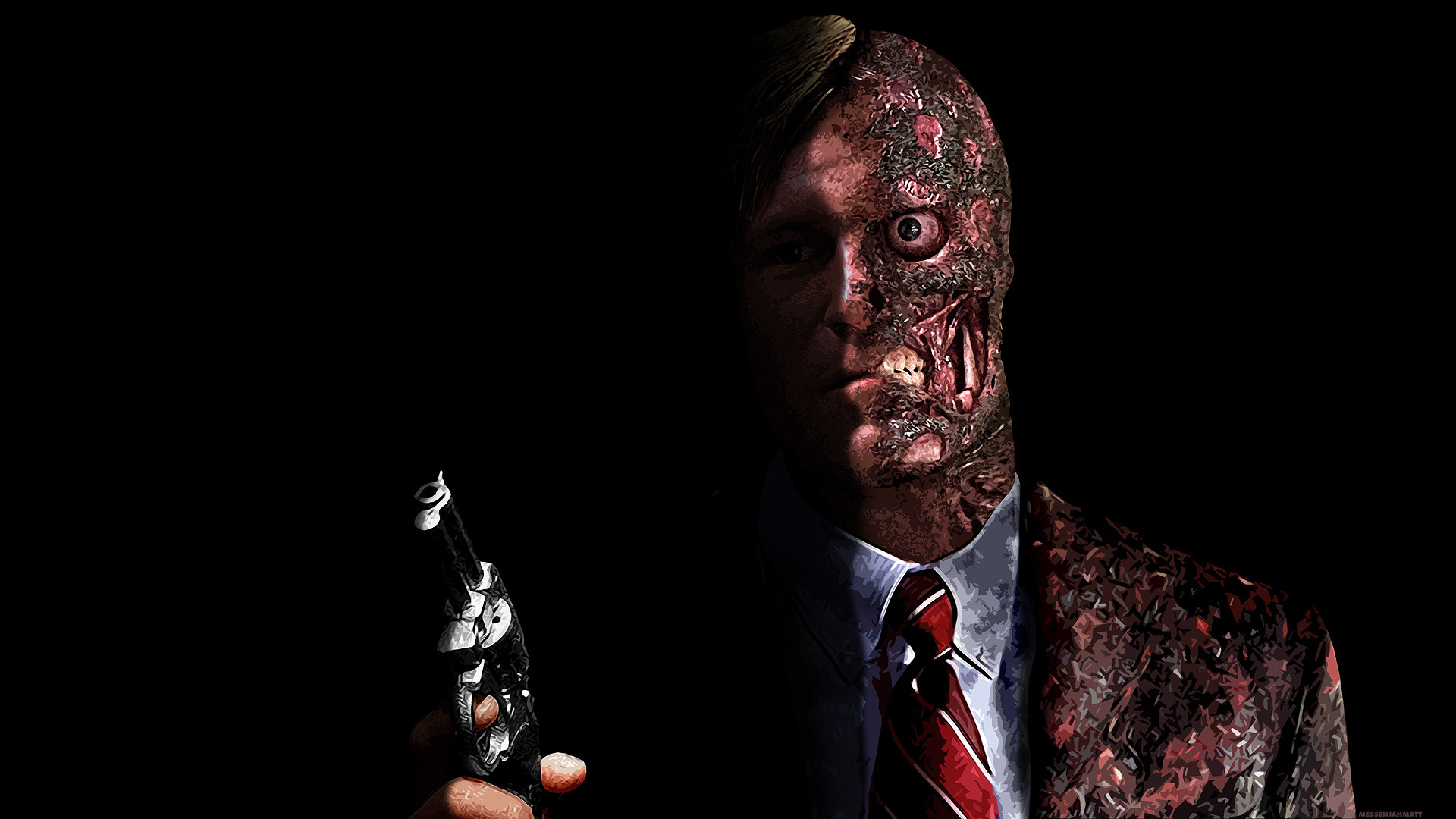 Amazing Two Face Wallpaper - Two Face , HD Wallpaper & Backgrounds