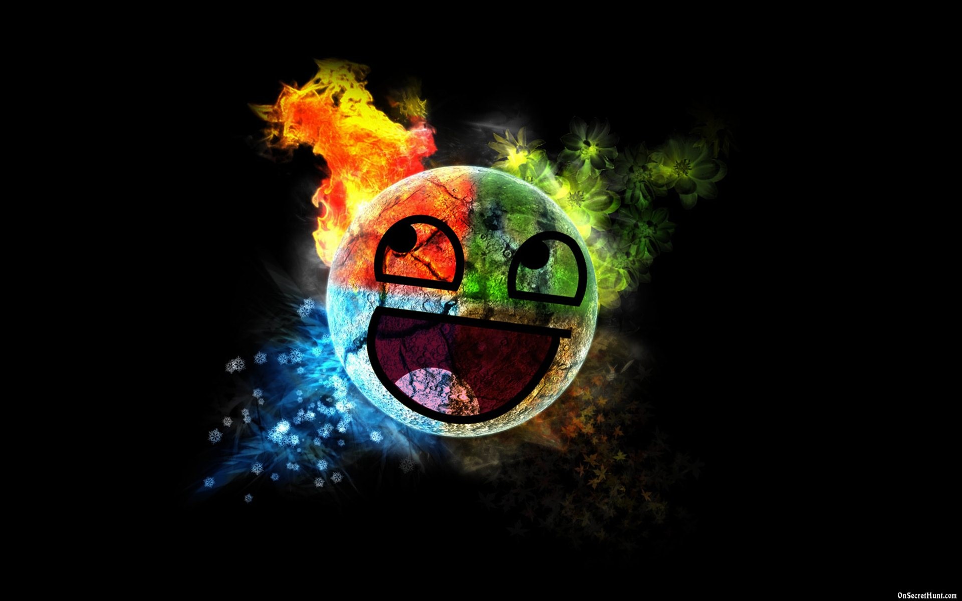 Awesome Face - Edm Panda Eyes Colorblind , HD Wallpaper & Backgrounds