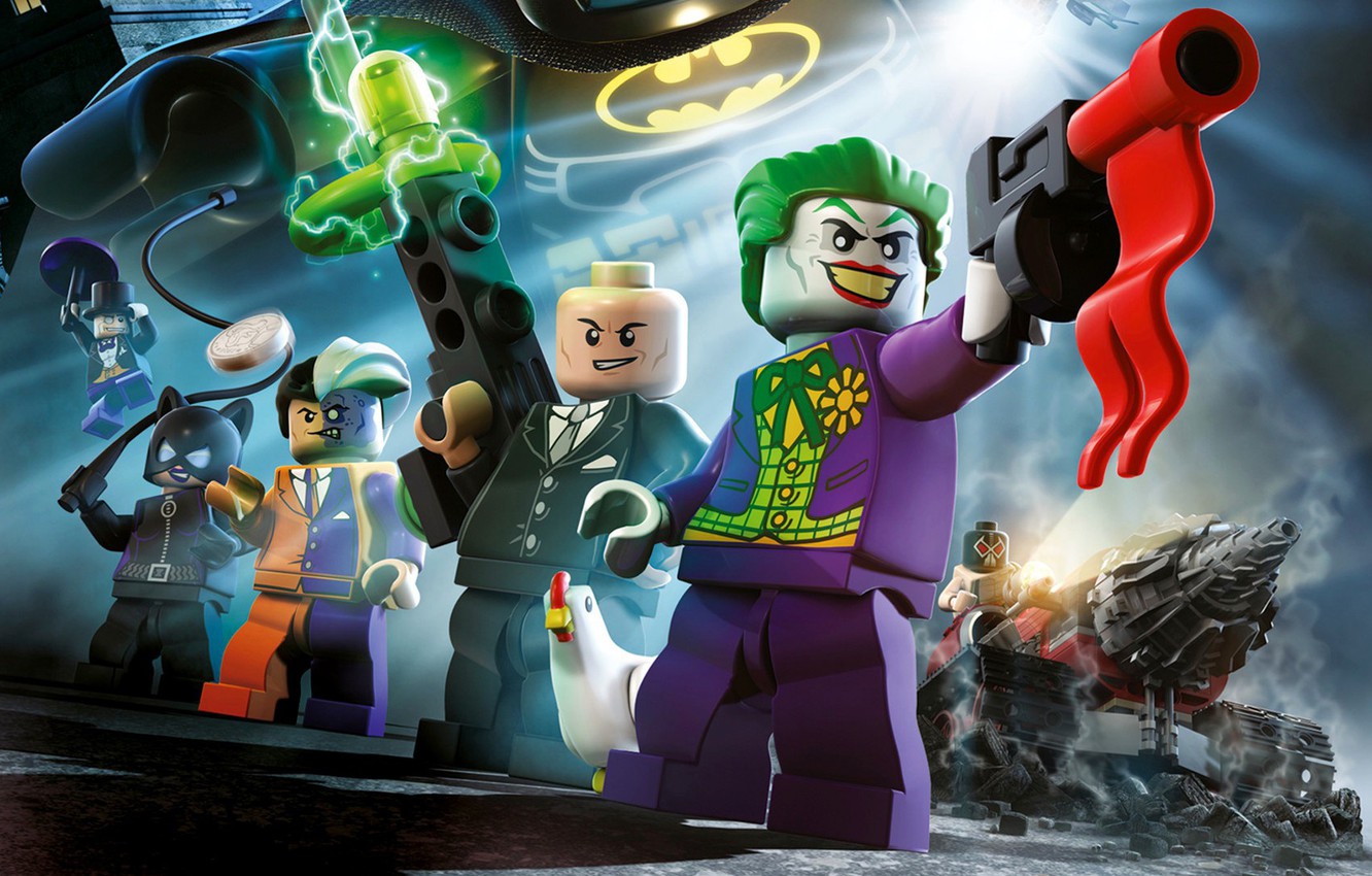 Photo Wallpaper Gun, Toy, Batman, Weapon, Joker, Movie, - Lego Batman Movie , HD Wallpaper & Backgrounds
