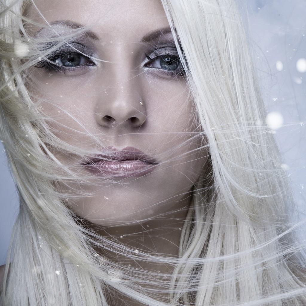 Beautiful Girl Face Image Photo Album - Beautiful Lady In Winter , HD Wallpaper & Backgrounds