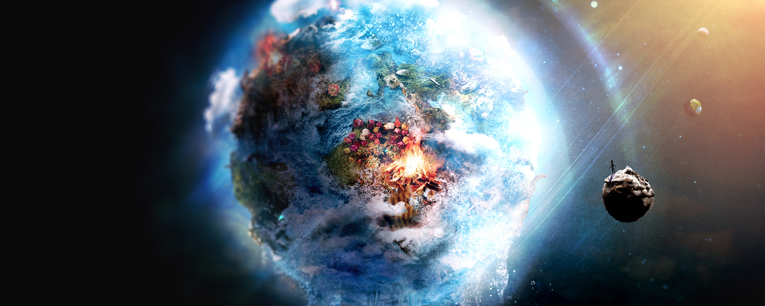 Panoramic Wallpaper - Would The Earth Look Like Without , HD Wallpaper & Backgrounds