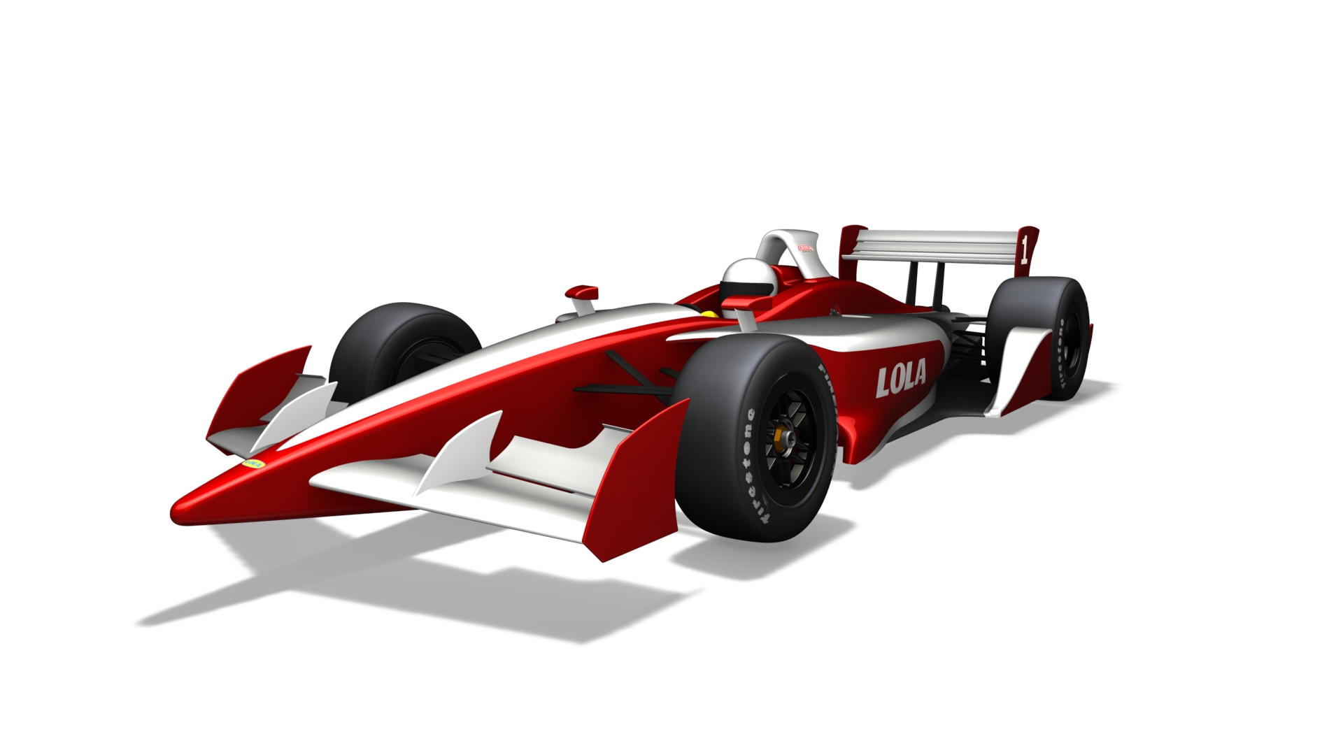 Indycar Red Car Render - Formula One Car , HD Wallpaper & Backgrounds