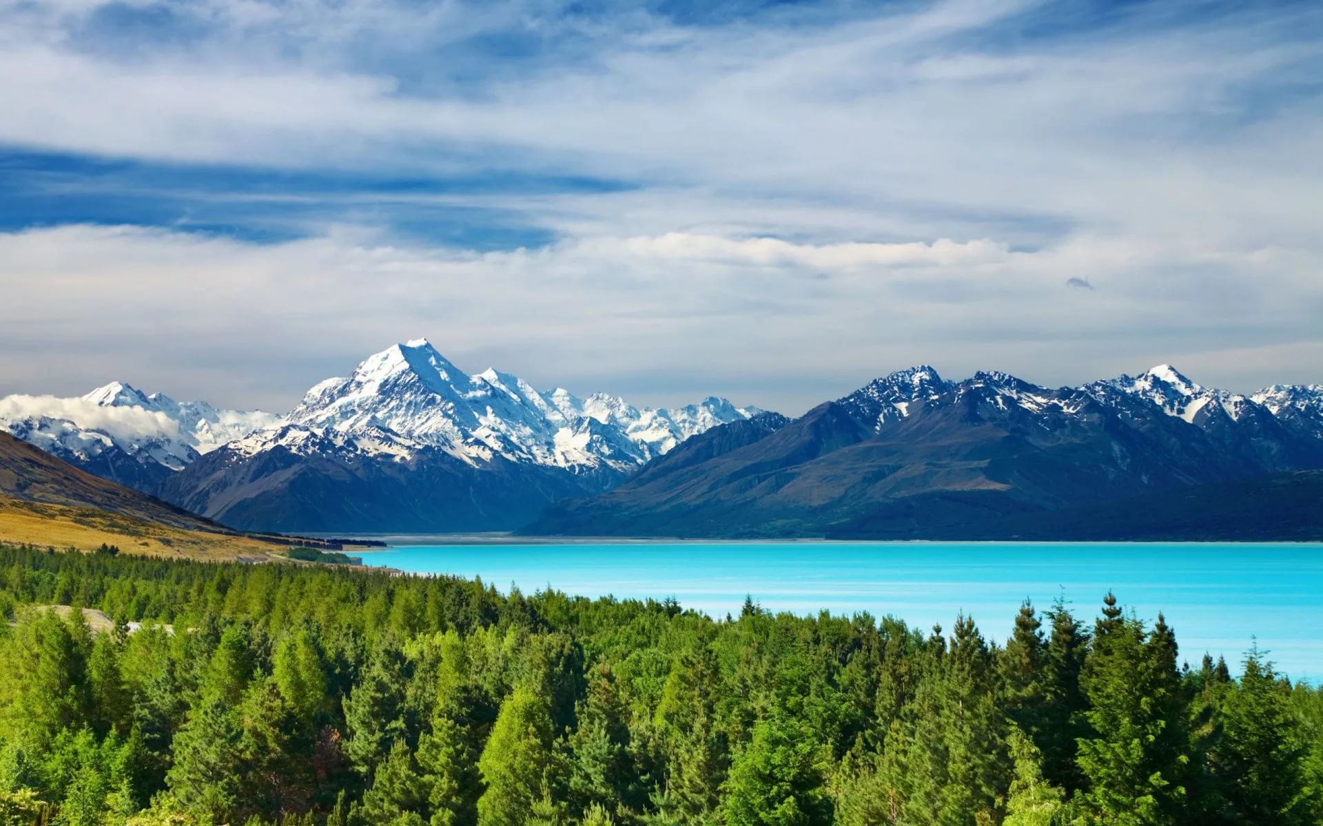 Download Free Hunua Falls, New Zealand Desktop Wallpaper - Lake Pukaki , HD Wallpaper & Backgrounds