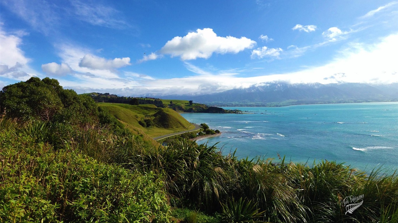 Landscape / New Zealand Panoramic Hd Desktop Wallpaper - Coast , HD Wallpaper & Backgrounds