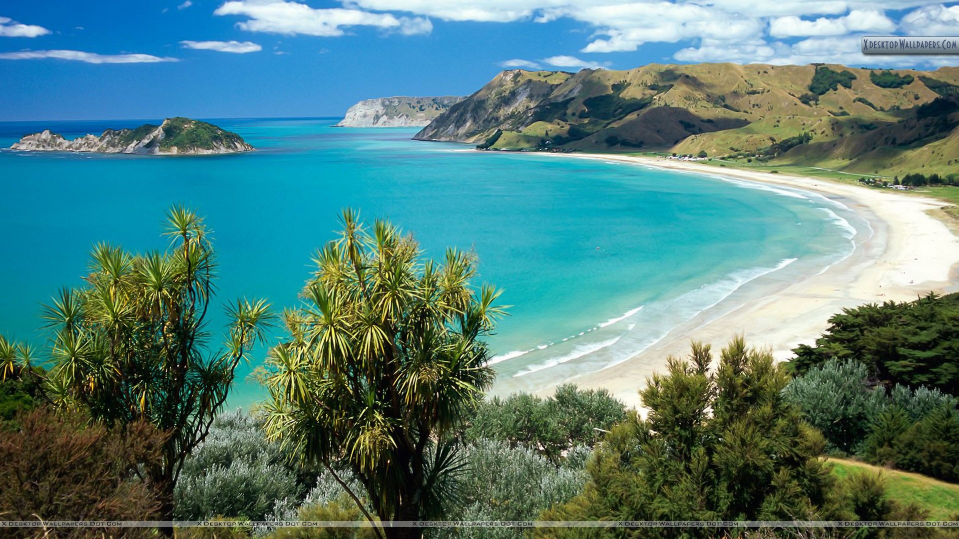 You Are Viewing Wallpaper Titled Anaura Bay Gisborne - New Zealand High Resolution , HD Wallpaper & Backgrounds