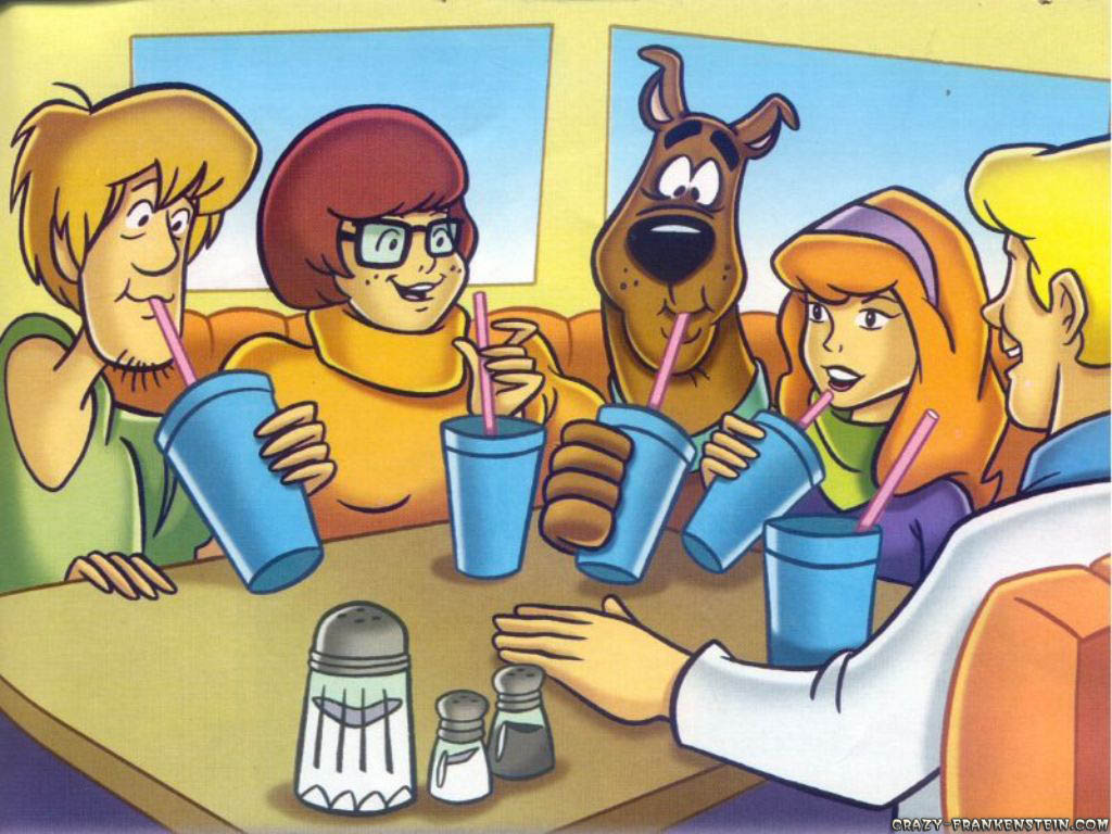Scooby Doo - Scooby Doo Gang Talking , HD Wallpaper & Backgrounds