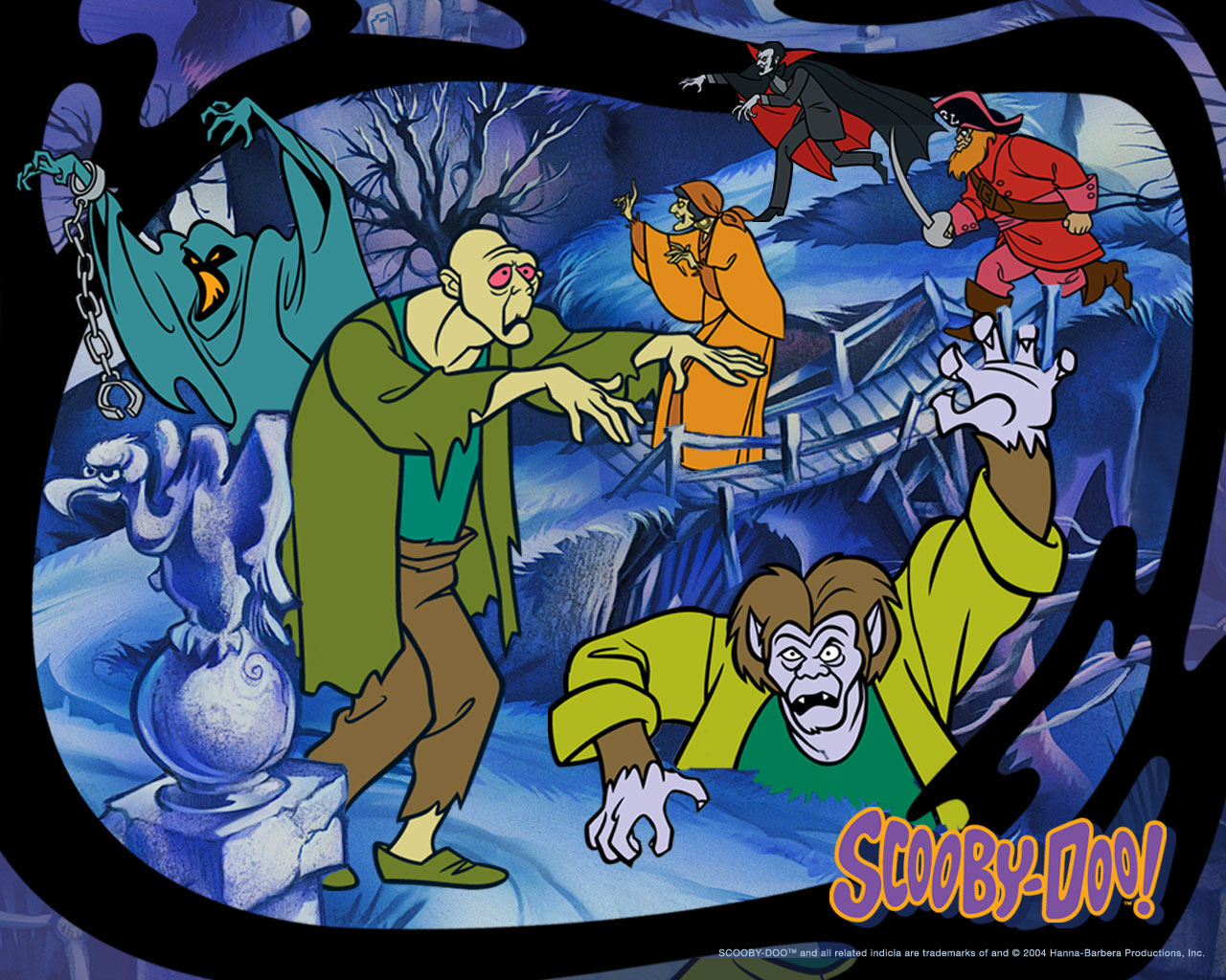 Scooby Doo Comic Wallpapers 9288 - Hanna Barbera Scooby Doo Monsters , HD Wallpaper & Backgrounds