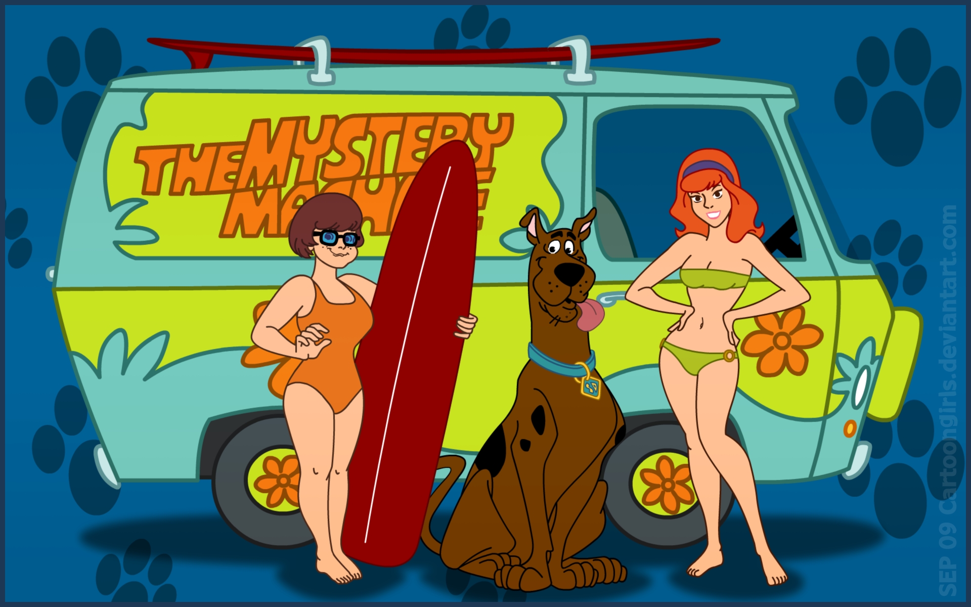 5 Scooby Doo Wallpapers For Your Pc, Mobile Phone, - Скуби Ду Дафна В Купальнике , HD Wallpaper & Backgrounds