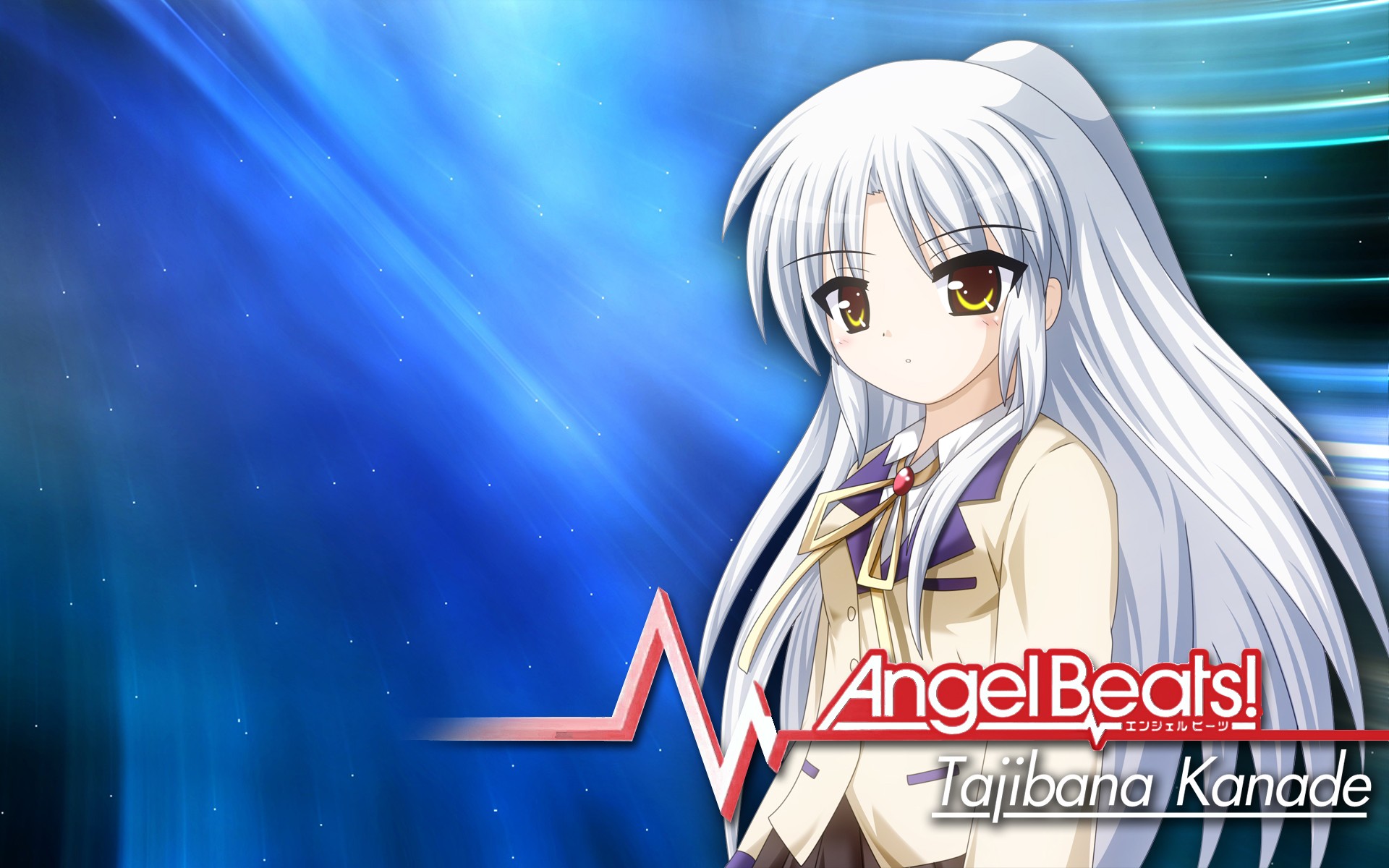 Angel Beats Backgrounds Beautiful Kanade Tachibana - Imagens Anime Angel Beats , HD Wallpaper & Backgrounds