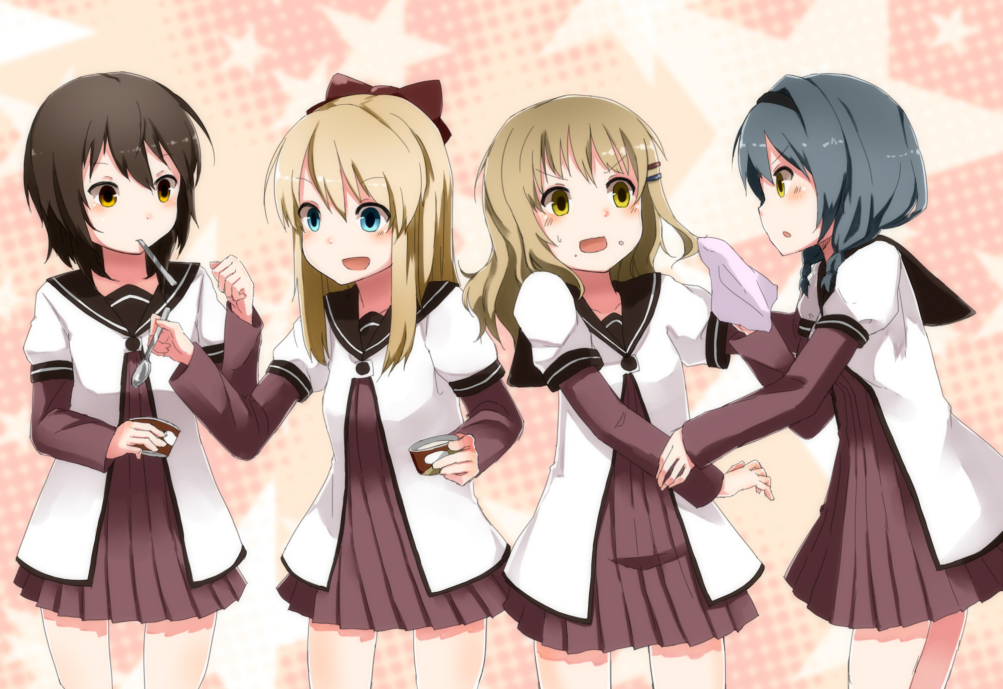 Yuru Yuri - Anime Yuru Yuri , HD Wallpaper & Backgrounds