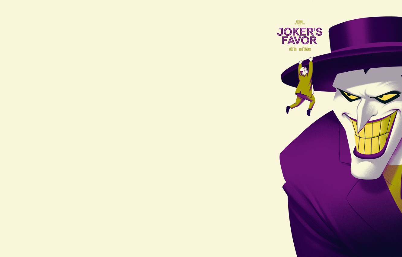 Photo Wallpaper Joker, The Animated Series, Batman - Batman The Animated Series Mondo Posters , HD Wallpaper & Backgrounds