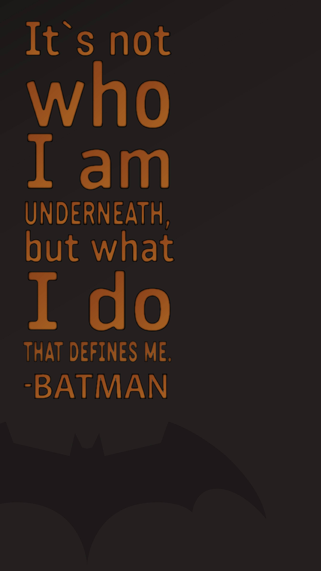 Download Batman Quote Download Wallpaper - Poster , HD Wallpaper & Backgrounds