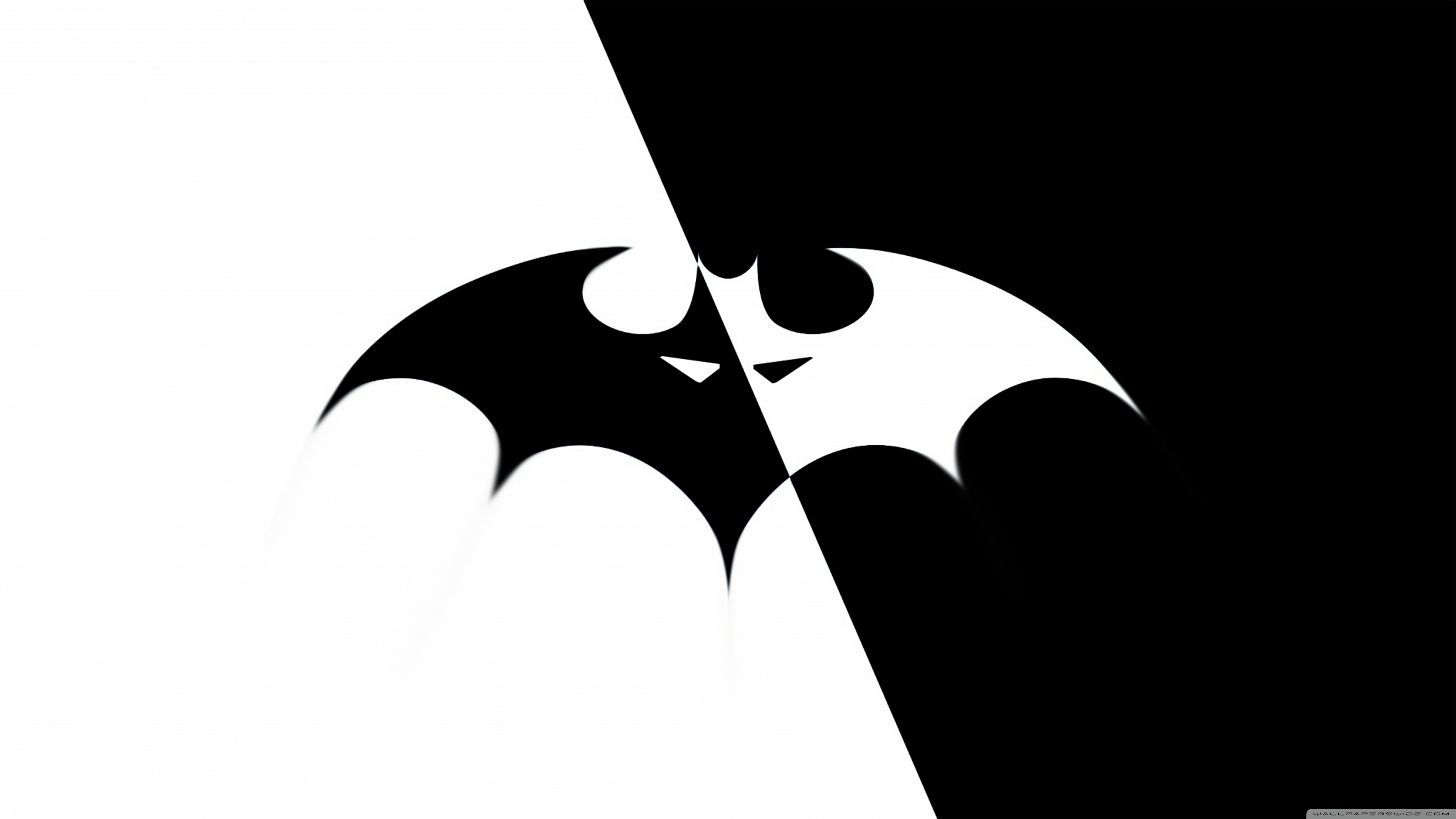Black And White Batman , HD Wallpaper & Backgrounds