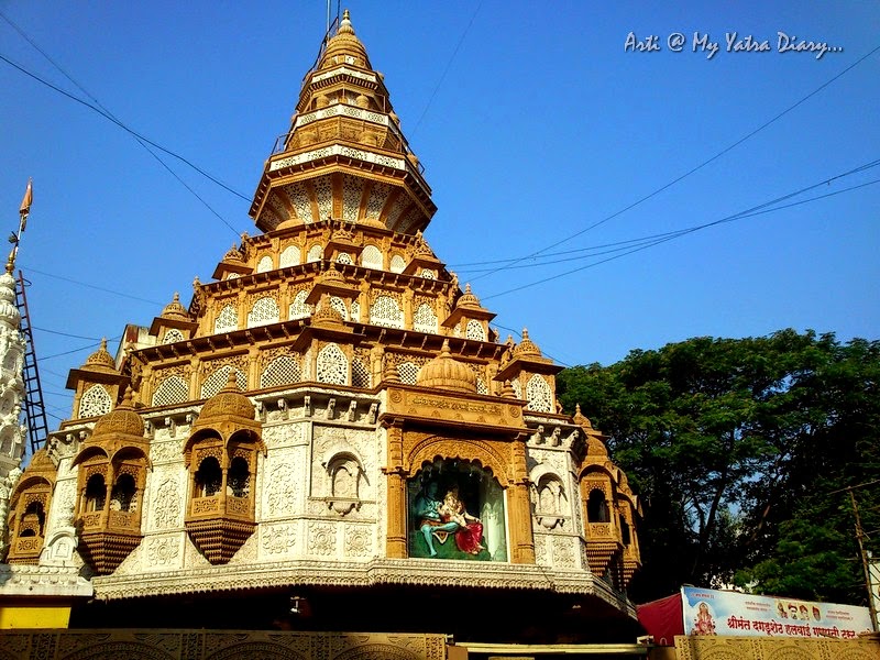 Dagdusheth Ganpati Temple Image - Dagdusheth Ganpati Temple Pune , HD Wallpaper & Backgrounds